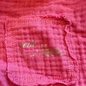 Aerie Vibrant Pink Textured Fabric